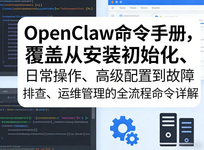 OpenClaw命令手册：安装初始化到运维管理全流程命令详解